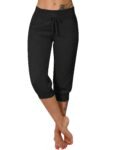 Women's Clothing Casual Every Day Pants Solid & Casual Elastic Capri Pants