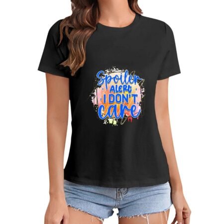 Gildan T-Shirt Women Spoiler Alert I Don`T Care