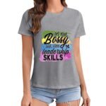 Gildan T-Shirt Women I Am Not Bossy I Just Have Leadership Skills